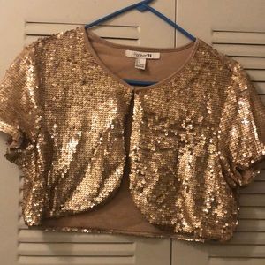 Sequence half jacket gold